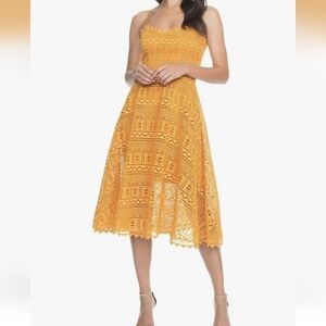 Dress the Population Honey Lace Midi Dress